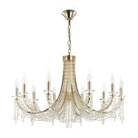 Люстра Capel Classic, 10xE14, Золотой (Odeon Light, 5063/10)