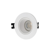 DK3061-WH Встраиваемый светильник, IP 20, 10 Вт, GU5.3, LED, белый/белый, пластик