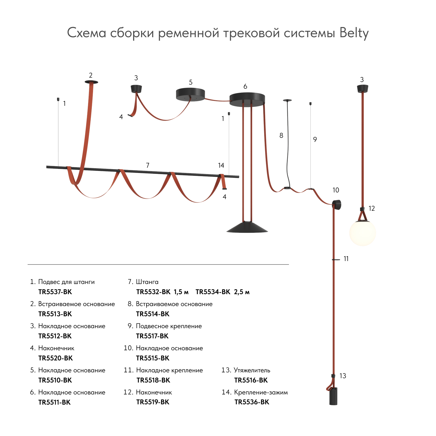 Фото Гибкий трек-ремень Belty Base, 5м, 48V, светло-серый (Denkirs, TR5500-LG) от магазина Amppa.ru, артикул TR5500-LG, Denkirs, серия BELTY BASE Гибкий трек-ремень Belty Base, 5м, 48V, светло-серый (Denkirs, TR5500-LG) - Amppa.ru