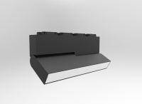 Светильник для трека SY черный, 20 Вт, SY-601256F-20-BL-NW, 1160 (00-00012934, SWG PRO)