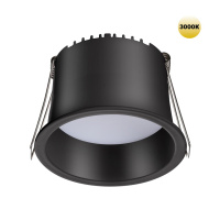 Светильник Встраиваемый Светодиодный Tran Spot, Led, Черный (Novotech, 359235)