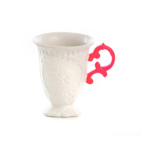 Кружка I-Wares, Белый/Фуксия/ (Seletti, 09855 FUC)
