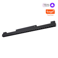 Трековый Смарт-светильник Диммир. Со Сменой Цв.температуры (управление - Пульт Ду/tuya Smart Life) Flum Shino, Led, Черный (Novotech, 359637)