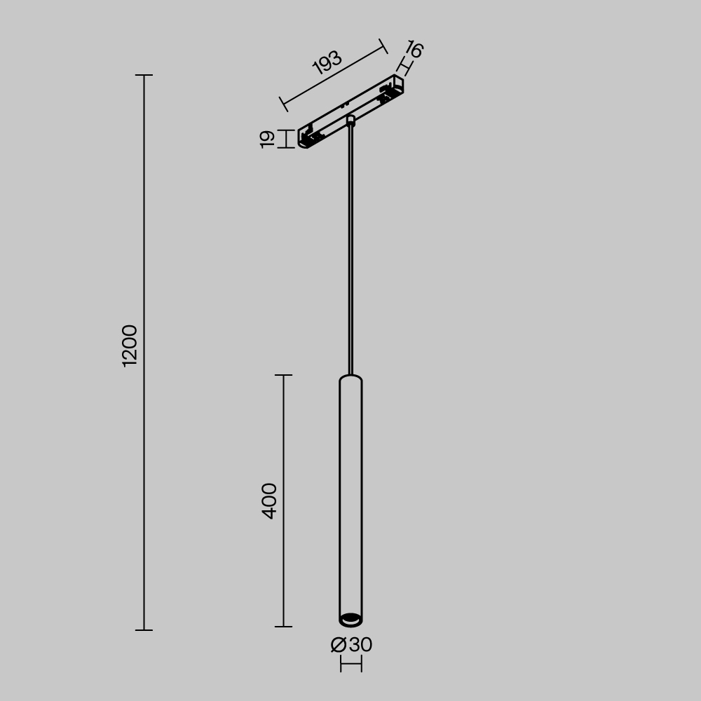 Трековый светильник Магнитная трековая система 23мм EXILITY Focus LED 5W, Черный (Maytoni Technical, TR226-4-5WTW-M-DD2-B) - Amppa.ru