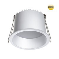 Светильник Встраиваемый Светодиодный Tran Spot, Led, Белый (Novotech, 359234)