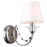 Бра Lgo Greenlee, 1xE14, Хром и Белый (Lussole, GRLSP-8082)