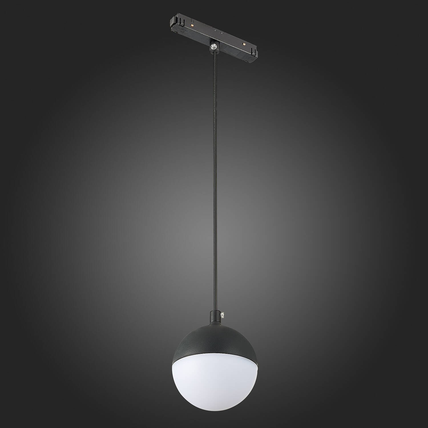 Магнитный трековый светильник подвесной SKYLINE 48, LED, 4000K, 7W, Черный (ST LUCE, ST358.443.07) - Amppa.ru